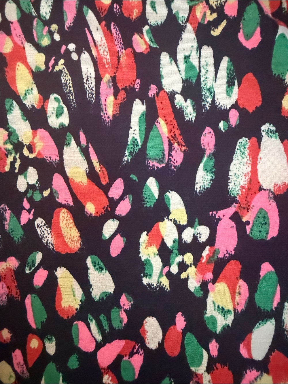 Dear Scarlett Lizzie top (Multicolor on Navy) - Picture 3 of 4